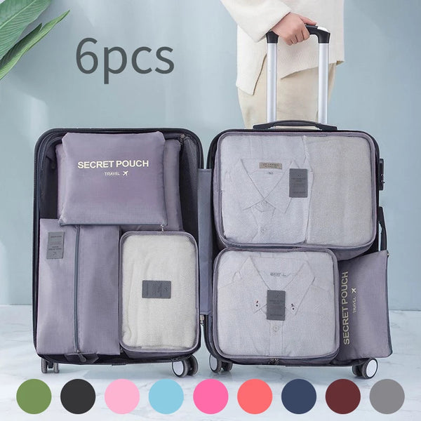 Travel storage bag 6-piece set waterproof