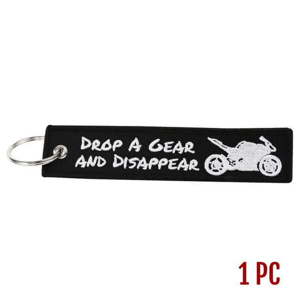 Keychain Launch Key Chain Keychains for Motorcycles and Cars Key Tag New Embroidery Key Fobs