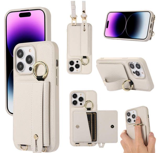 Strap Phone Leather Case