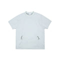 Outdoor waterproof four sided elastic splicing short sleeved T-shirt
